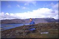 View across Loch Carron from Cnoc a Bhlair