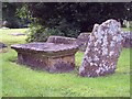 Leaning Gravestone