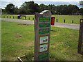 Sign for the Woodlands Roundwalk