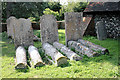 Graves outside St. Giles Church near Tonge