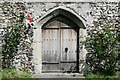 Rear door of St. Giles Church near Tonge