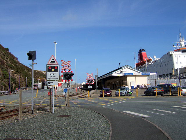 Fishguard Harbour ferry and rail terminal
