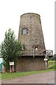 TQ0718 : Nutbourne tower mill, West Sussex by Bob Paterson