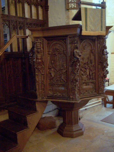 Pulpit at St Andrew's Church
