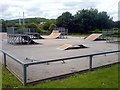 Deserted skate park