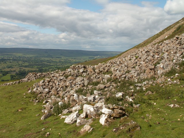 Disused tips on NW slope of Harland Hill