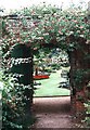 SK3722 : Door in the wall into Calke Abbey gardens by Linden Milner