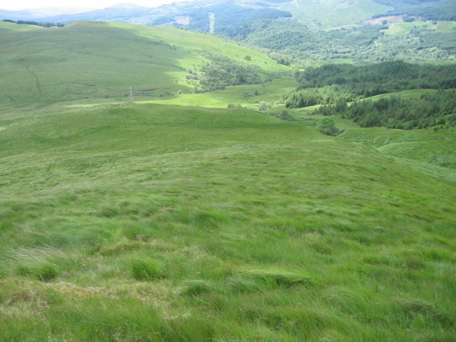 Lower slopes of Stuc Scardan