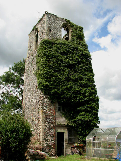 Ruined tower of St. Peter's church, Bastwick