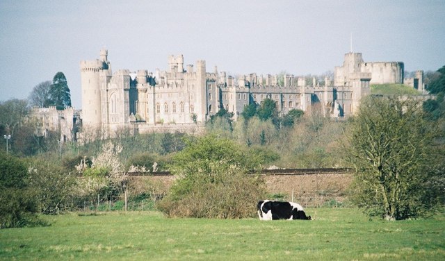 Arundel: the castle from the southeast