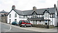 Houses on the old section of the A5 at Cerrigydrudion.