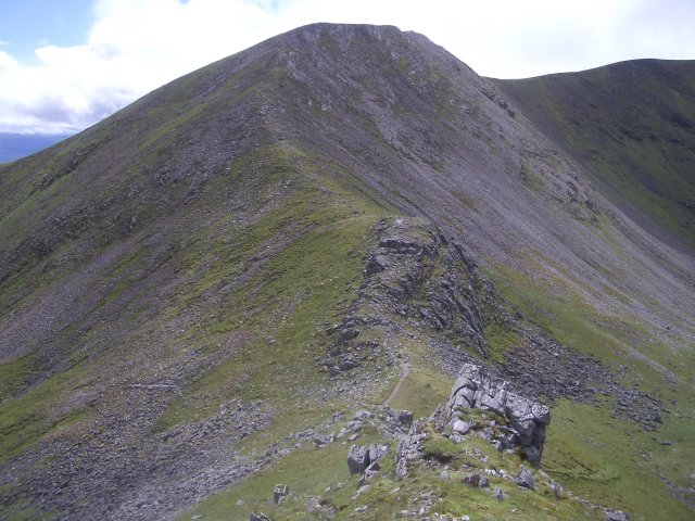 Ridge between Aonach Beag and Beinn Eibhinn