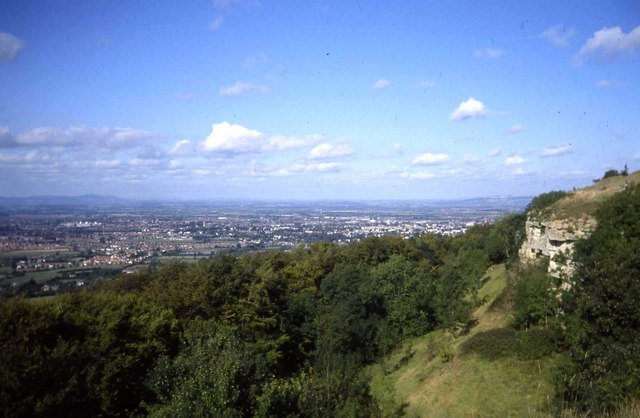 Cliffs on Leckhampton Hill