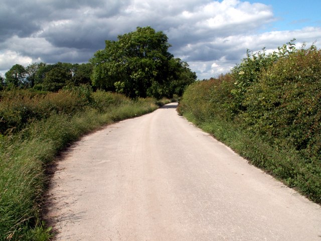 Passing point for cars on the bridleway