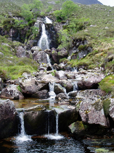 Waterfall above Gleann na Muice