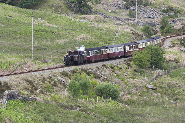 Ffestiniog Railway near Moelwyn Mine