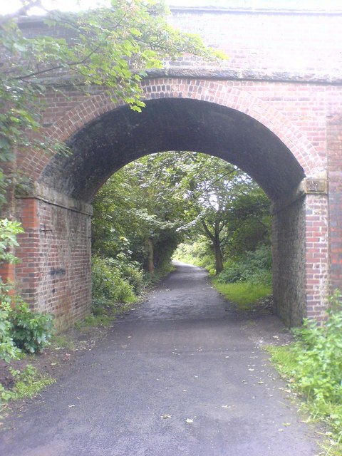 Bridge over the old Glasson Dock Railway