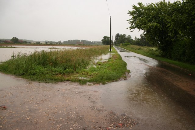 Church Road flooded