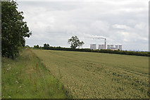SK7680 : Landscape with power station by Alan Murray-Rust