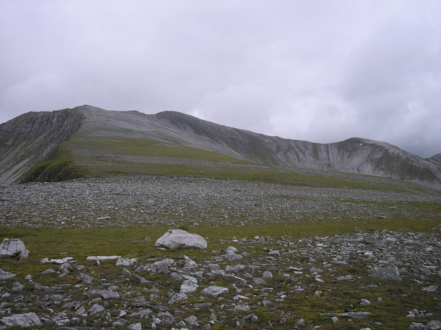 Northern slopes of  Stob Coire Gaibrhe - the Grey Corries