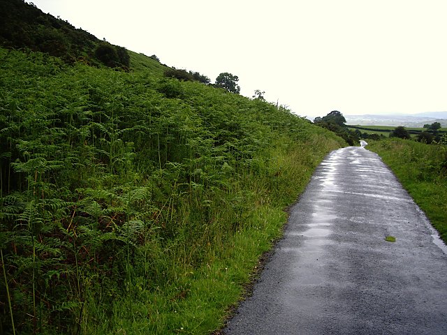 Unfenced stretch of road