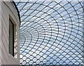 TQ3081 : The glass roof of the Great Court, British Museum by Hugh Chevallier