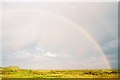 SZ1790 : Rainbow over Hengistbury Head by Chris Downer