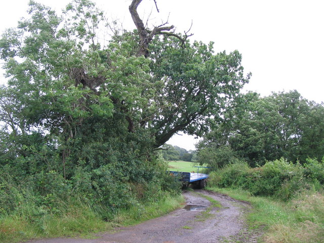Footpath to Cloford Common Farm.