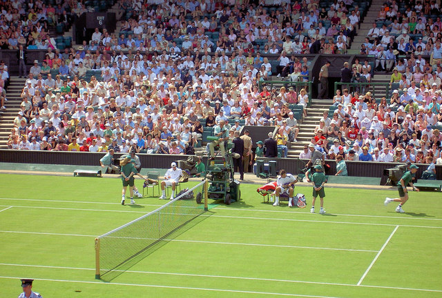 Men's Singles Opening Match With Federer © Steve Fareham :: Geograph ...