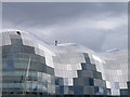 Workers on the Sage Building