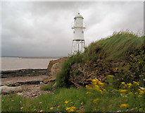ST4476 : Blacknore Point Lighthouse. by Steve  Fareham
