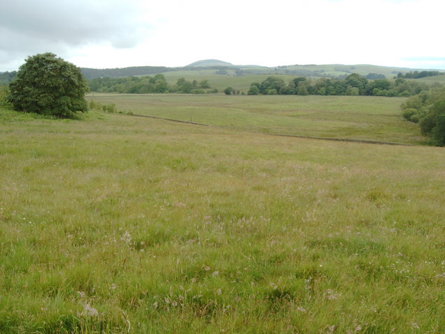 View toward Corsock from the settlement mound