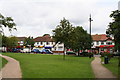 Shopping parade opposite Wrythe Green, Carshalton