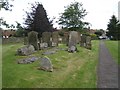 Ancient grave stones, St Mary