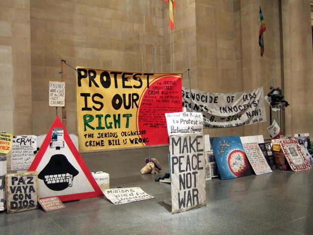 Parliament Square peace campaign at the Tate