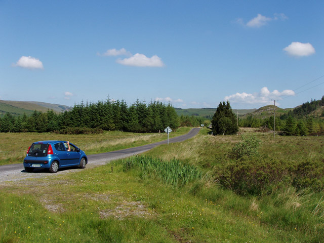 The road to Easky Lough