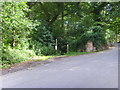 Public footpath into Limekiln Wood