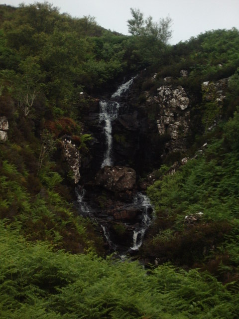 Unnamed and unmarked waterfall