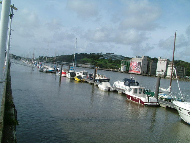Waterford  City marina and River Suir