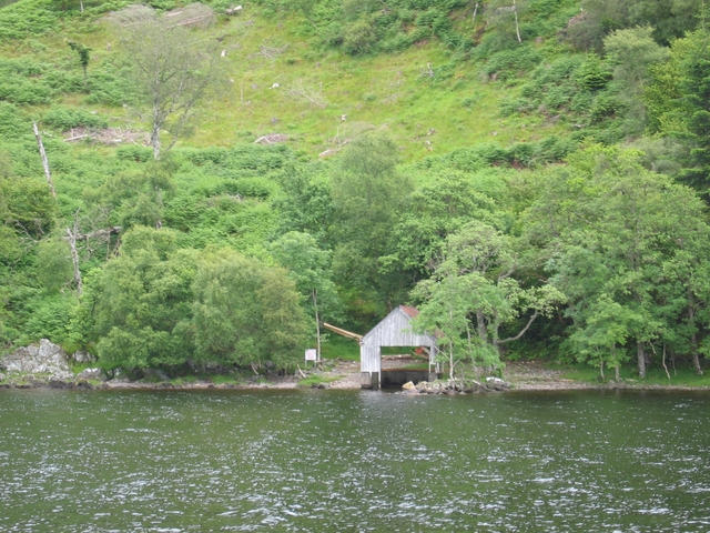 Boathouse on Loch Ness