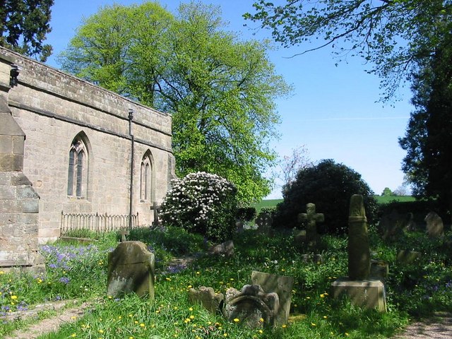 Churchyard at Brailsford Church