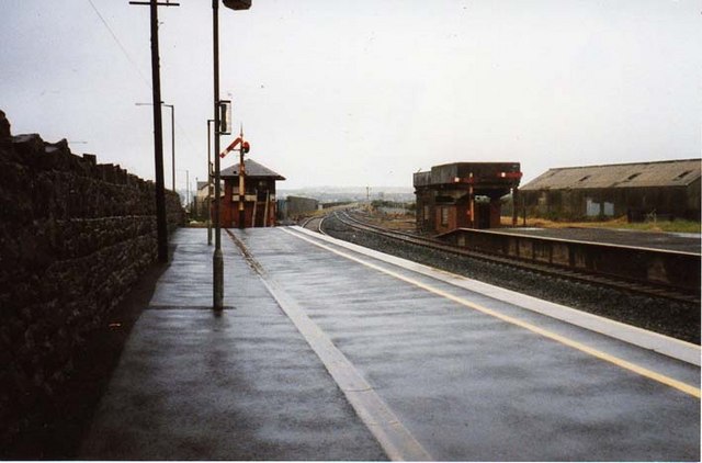 Somersault signals at Portrush Station