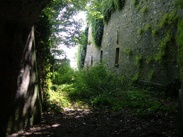 Drake's Island - passage to Rear of Casements