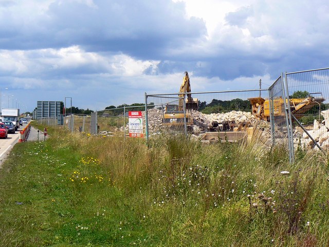 Demolition site, A419 Blunsdon