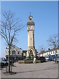 SJ8551 : Tunstall Clock Tower by Clive Woolliscroft