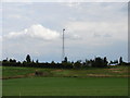 Mast and Pill Box near  R.A.F. Digby