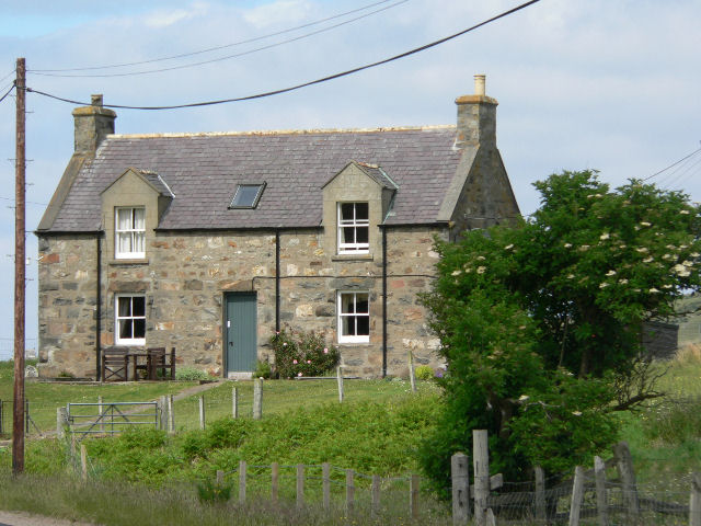Traditional stone house at Leckfurin