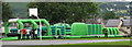 The Royal Welsh Bouncy Castle Assault Course at Ysgol Brynrefail