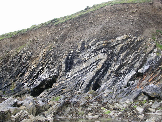 Folds in Cliff face