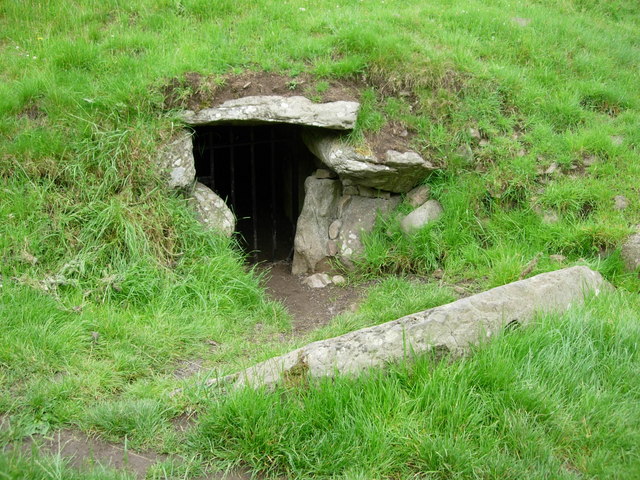 Entrance to South Passage Dowth Megalithic Tomb